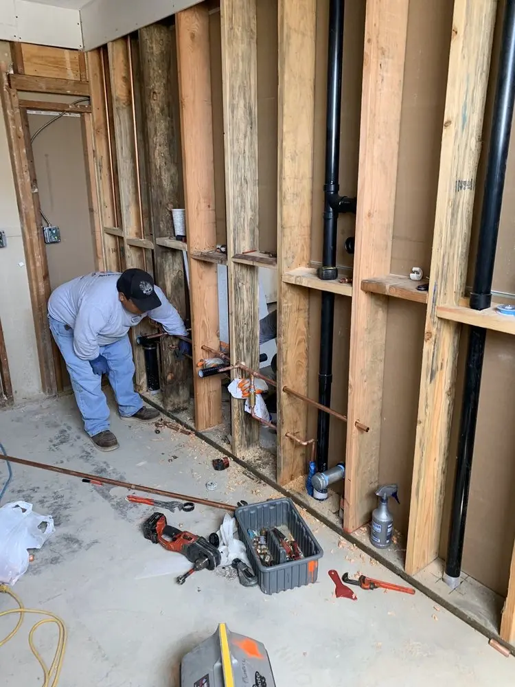 Commercial rough-in plumbing for Water Heater Replacement in Centerville